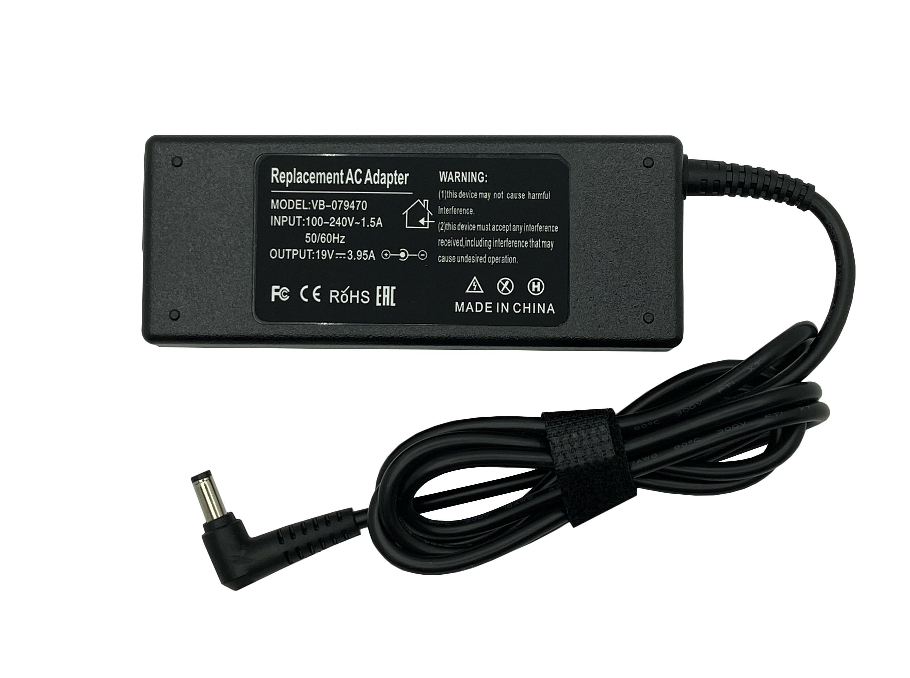 Блок питания для ноутбука HP YDS-075A 75W 19V 3,95A 5,5x2,5 мм (079470)
