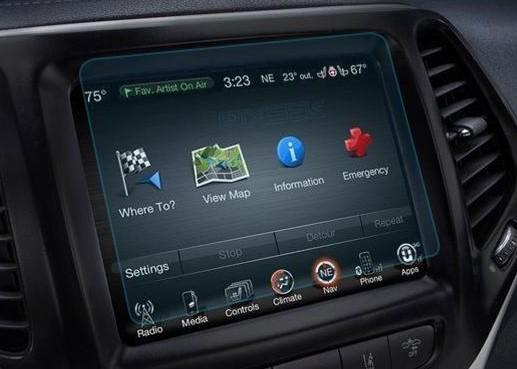 Скло захисне Pixsel гібридне глянець на монітор JEEP CHEROKEE KL 8,1“ 2015