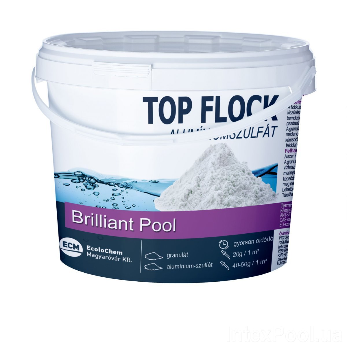 Флокулянт в гранулах ECM для воды в бассейне 1 кг (80012)