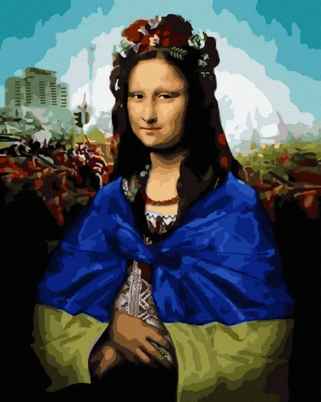 Картина по номерам Украинская Мона Лиза 40x50 см (NIK-N148)