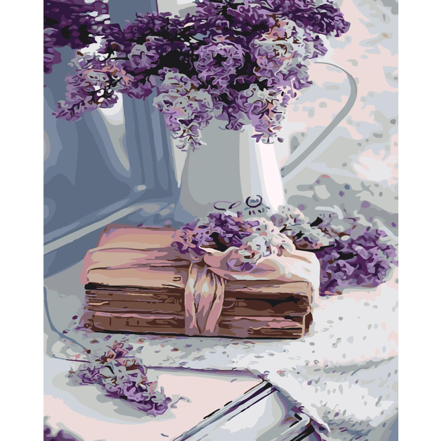 Картина по номерам Strateg Сиреневое настроение 40х50 см (SY6373)