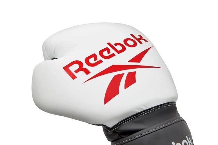 Боксерські рукавички Reebok Boxing Gloves 14 унцій Різнокольоровий (RSCB-12010WH 14) - фото 2