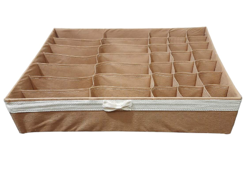 Органайзер для хранения нижнего белья Luib AVA большой 6.4. 40х50х10 Бежевый - фото 1 Органайзер для хранения нижнего белья Luib AVA большой 6.4. 40х50х10 Бежевый - фото 1