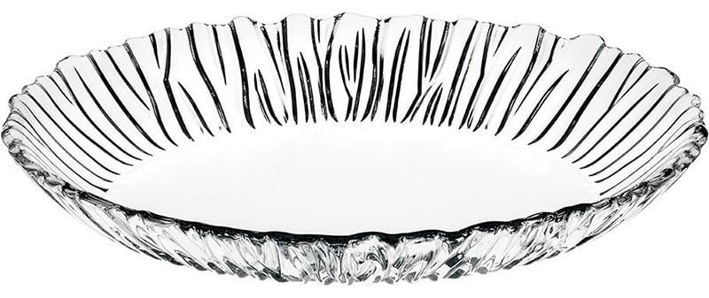 Блюдо овальное Aurora стеклянное 33х25 см (PB-10546)