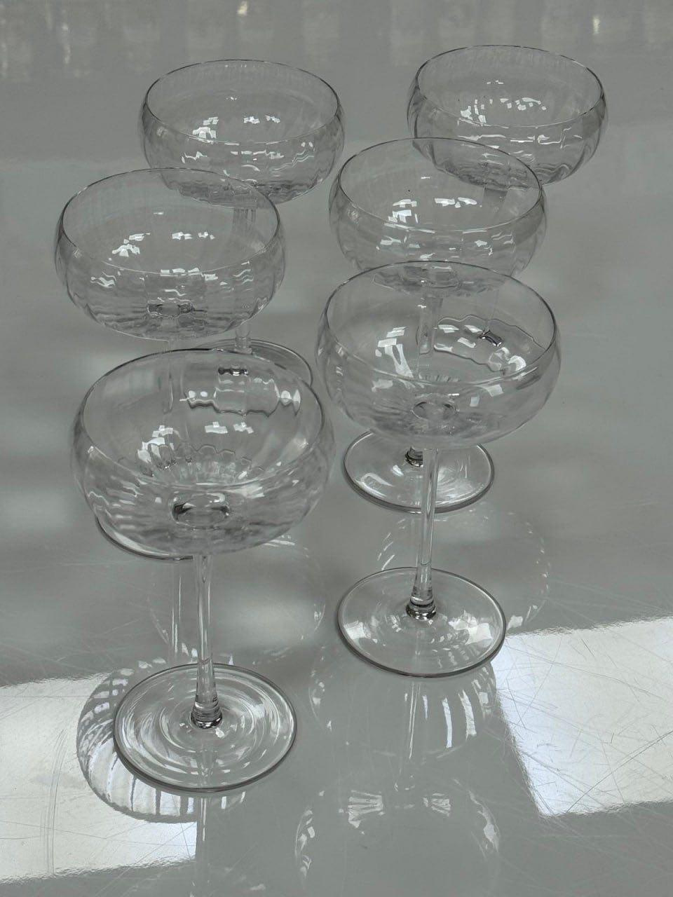 Набор бокалов для мартини Грани прозрачные 6 шт. 240 мл (102-908)