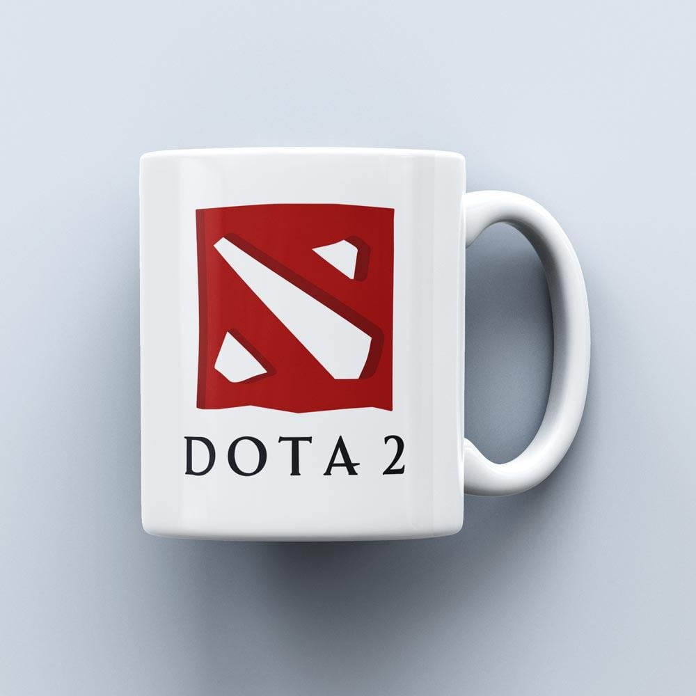 Чашка з логотипом гри Dota 330 мл Чашка з логотипом гри Dota 330 мл