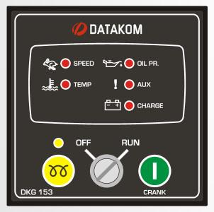 Модуль ручного старту Datakom DKG-153 з твердотілими виходами (7092065) - фото 4