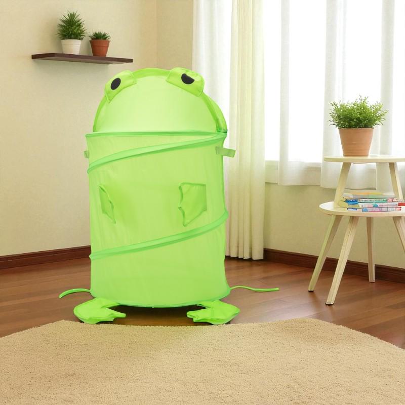 Корзина для іграшок Bambi жабка Зелений (M 1039) - фото 9 Корзина для іграшок Bambi жабка Зелений (M 1039) - фото 9