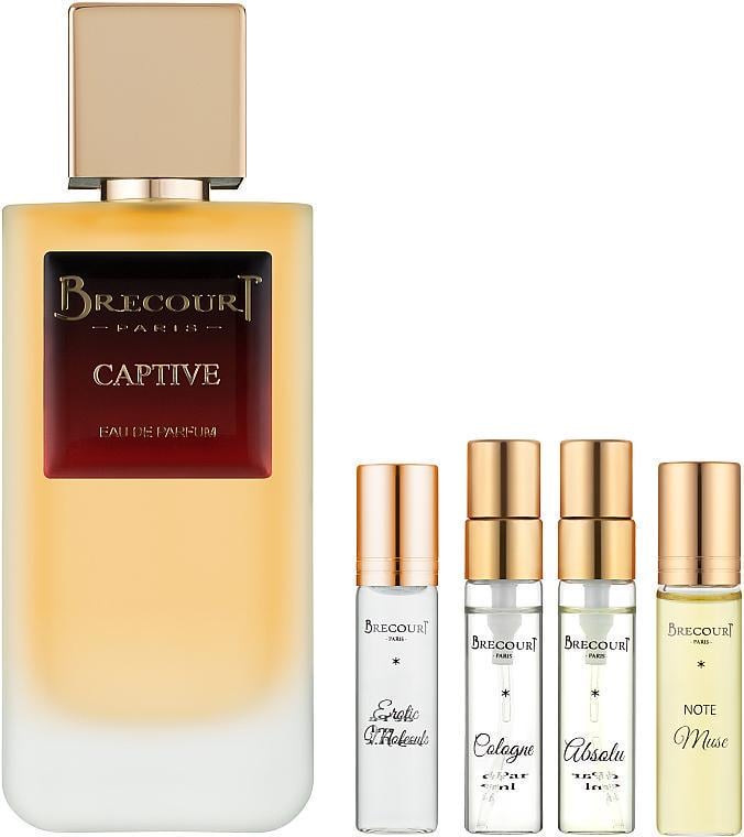 Парфюмированная вода унисекс Brecourt Captive 100 мл и 5 мл absolu/5 мл col/2х7 мл парф. фильтры (377727)