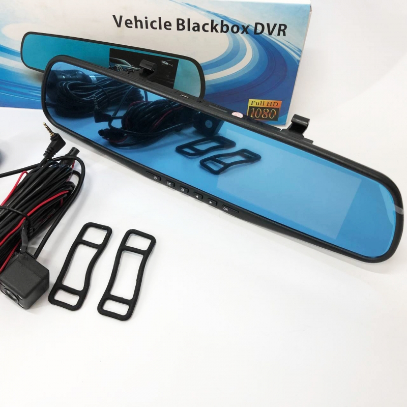 Видеорегистратор UKC L-9002 зеркало 4,3" 1080P Full HD 2 камеры (tf7455) - фото 12 Видеорегистратор UKC L-9002 зеркало 4,3" 1080P Full HD 2 камеры (tf7455) - фото 12