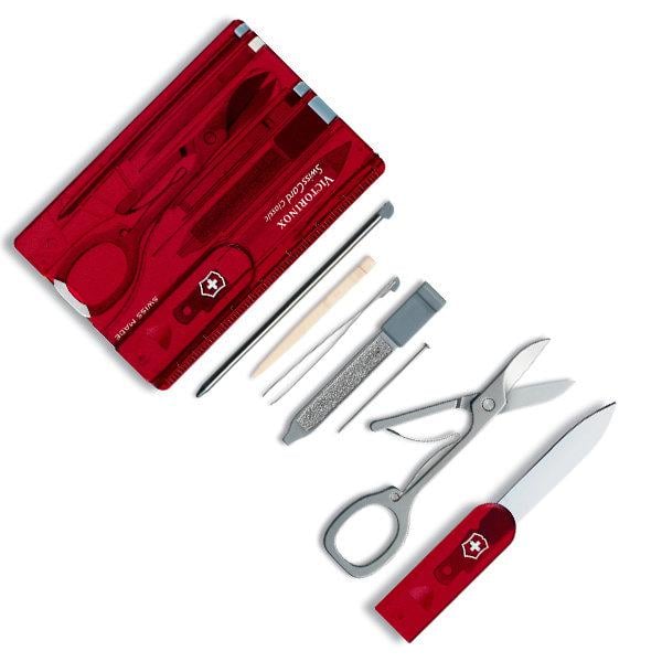 Мультитул Victorinox Swiss Card Rubi 0.7100.T Червоний (58-79-Vx07100.T)