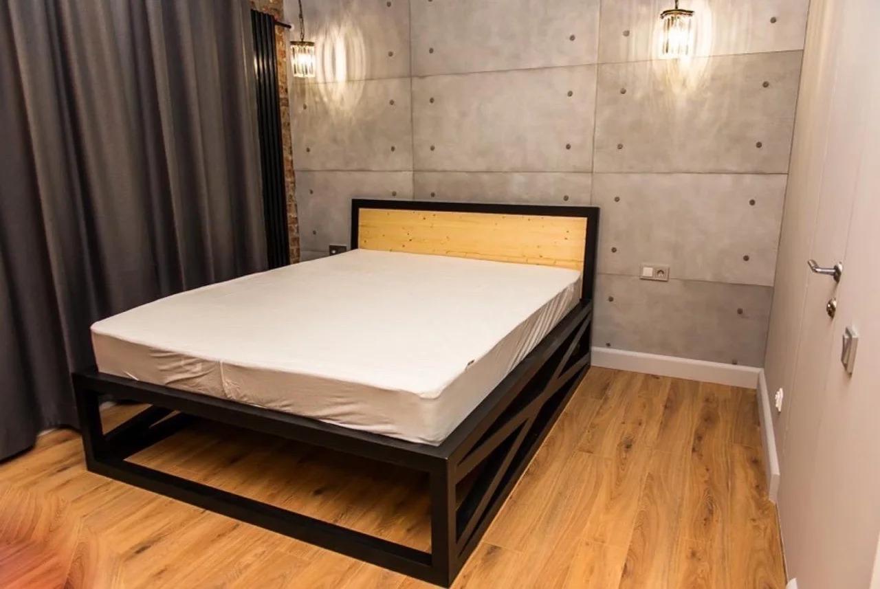 Кровать EcoLoft IN-2856 в стиле лофт 2000x1800x900 мм (29073123)