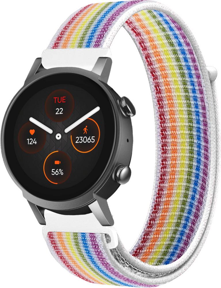 Ремінець нейлоновий Sport Loop для Mobvoi TicWatch E3 Multicolor (16136-64) Ремінець нейлоновий Sport Loop для Mobvoi TicWatch E3 Multicolor (16136-64)