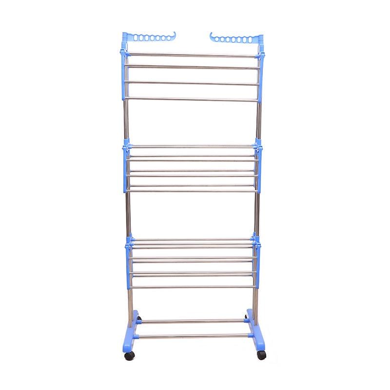 Сушилка для белья Cloth Rack трехуровневая - фото 2