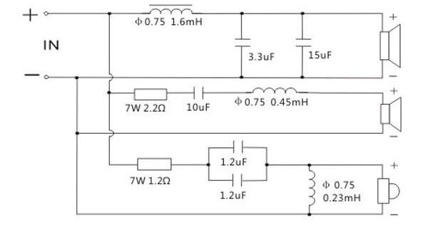 Кроссовер фильтр 3х полосный Kasun L-380C пассивный для акустики Hi-Fi 150 Вт (bc28c540) - фото 2