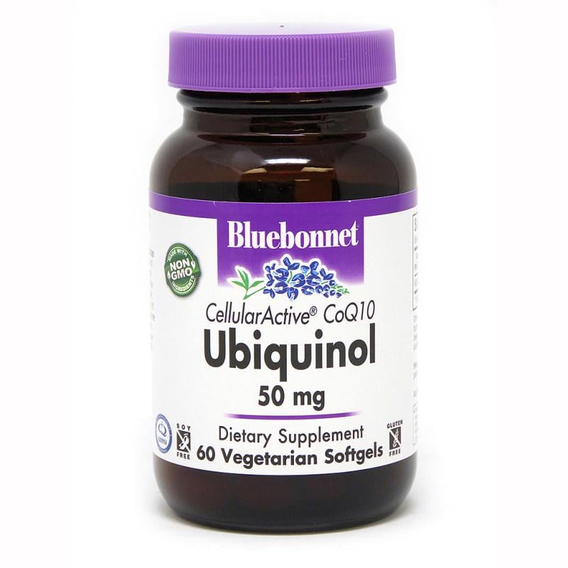 Натуральна добавка Bluebonnet Nutrition Cellular Active Ubiquinol 50 мг 60 вегакапс. (3962)