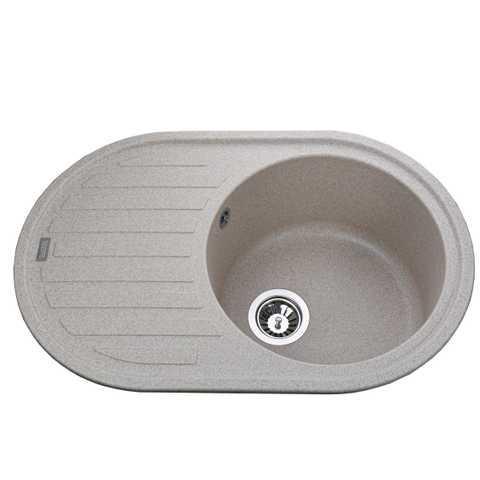 Гранитная мойка Globus Lux Ohara 770х500 мм Миндаль