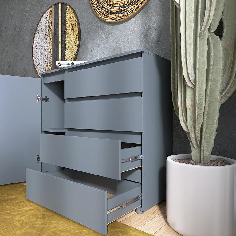 Вітальня Еверест Лайт-2 Графітовий (ЕВ20814.01) - фото 3