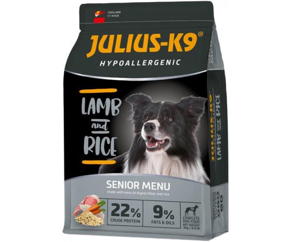 Корм сухой для взрослых собак Julius-К9 HighPremium гипоаллергенный ягненок и рис 3 кг (49467) - фото 1