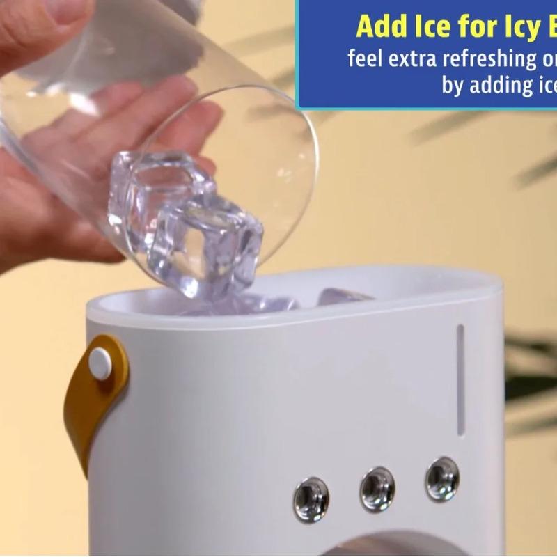 Настільний вентилятор RD-1818 з охолодженням і LED підсвічуванням 10 Вт (45263-RD-1818_406) - фото 3 Настільний вентилятор RD-1818 з охолодженням і LED підсвічуванням 10 Вт (45263-RD-1818_406) - фото 3