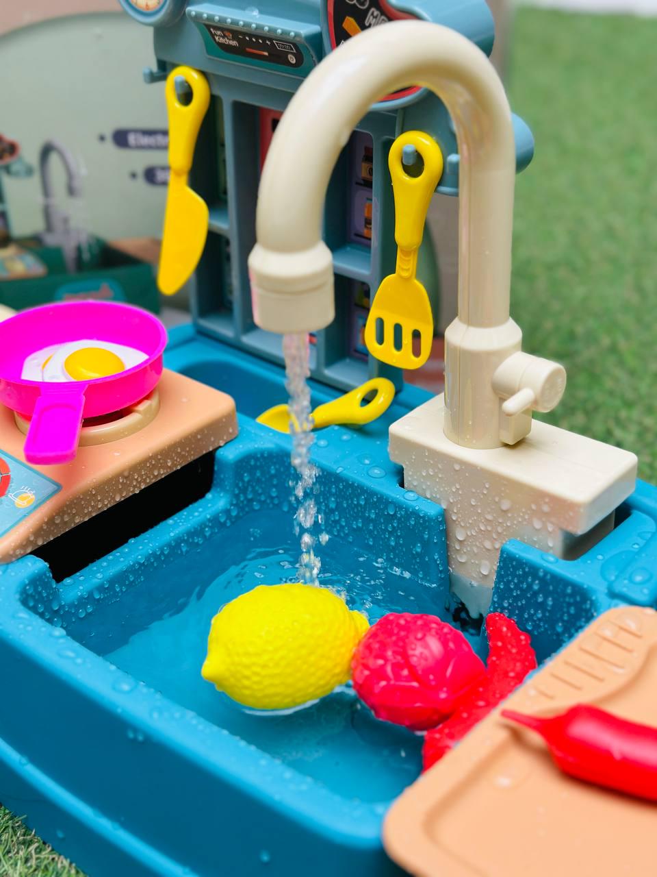 Игровая мойка с краном/продуктами и посудой Синий (2471) - фото 3 Игровая мойка с краном/продуктами и посудой Синий (2471) - фото 3