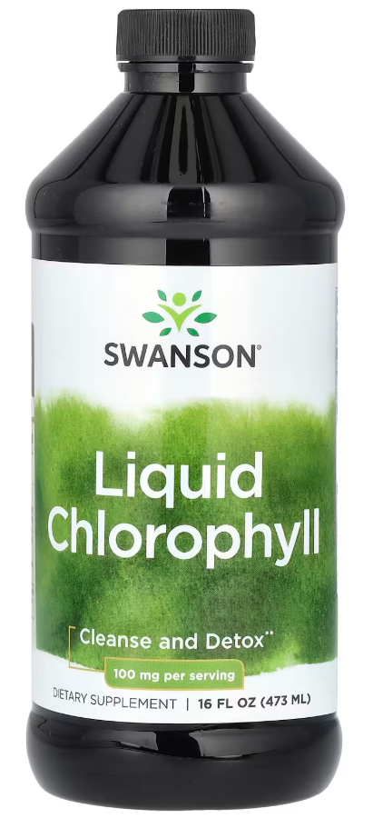 Добавка натуральная Жидкий хлорофилл Swanson Liquid Chlorophyll 100 мг 473 мл