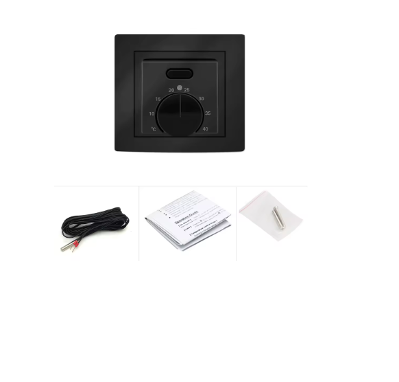 Терморегулятор для теплої підлоги MINCO HEAT 16А 3500 Вт Чорний - фото 2 Терморегулятор для теплої підлоги MINCO HEAT 16А 3500 Вт Чорний - фото 2