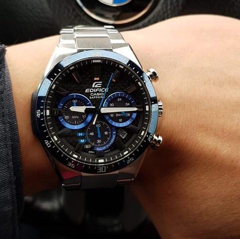 Наручные часы Casio EFS-S520CDB-1BU кварцевые D 52 мм (11782138) - фото 3 Наручные часы Casio EFS-S520CDB-1BU кварцевые D 52 мм (11782138) - фото 3