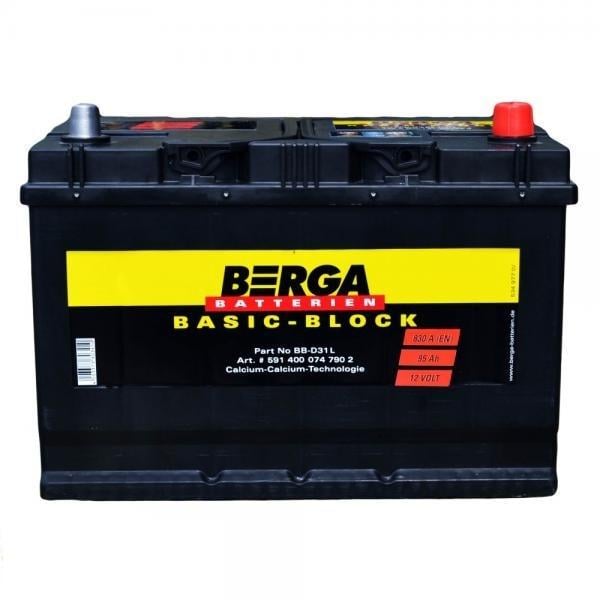 Акумулятор автомобільний Berga Basic Block 6СТ-95Ah АзЕ ASIA 830A EN 595404083