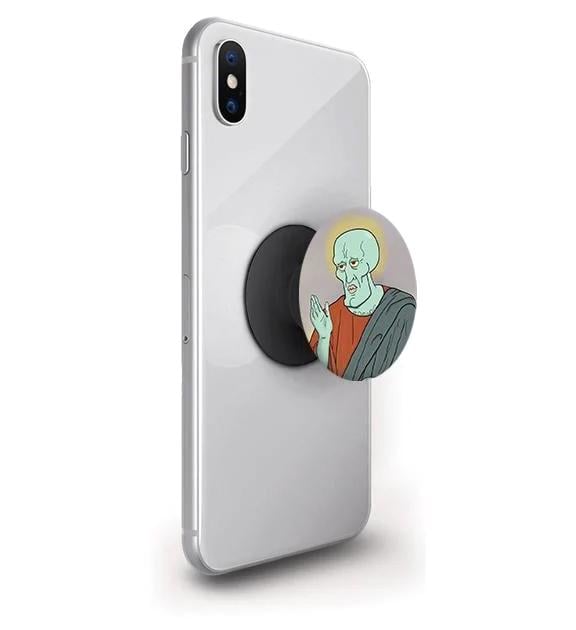 Попсокет для телефону PopSockets Лиса людина Чорний (pop416)