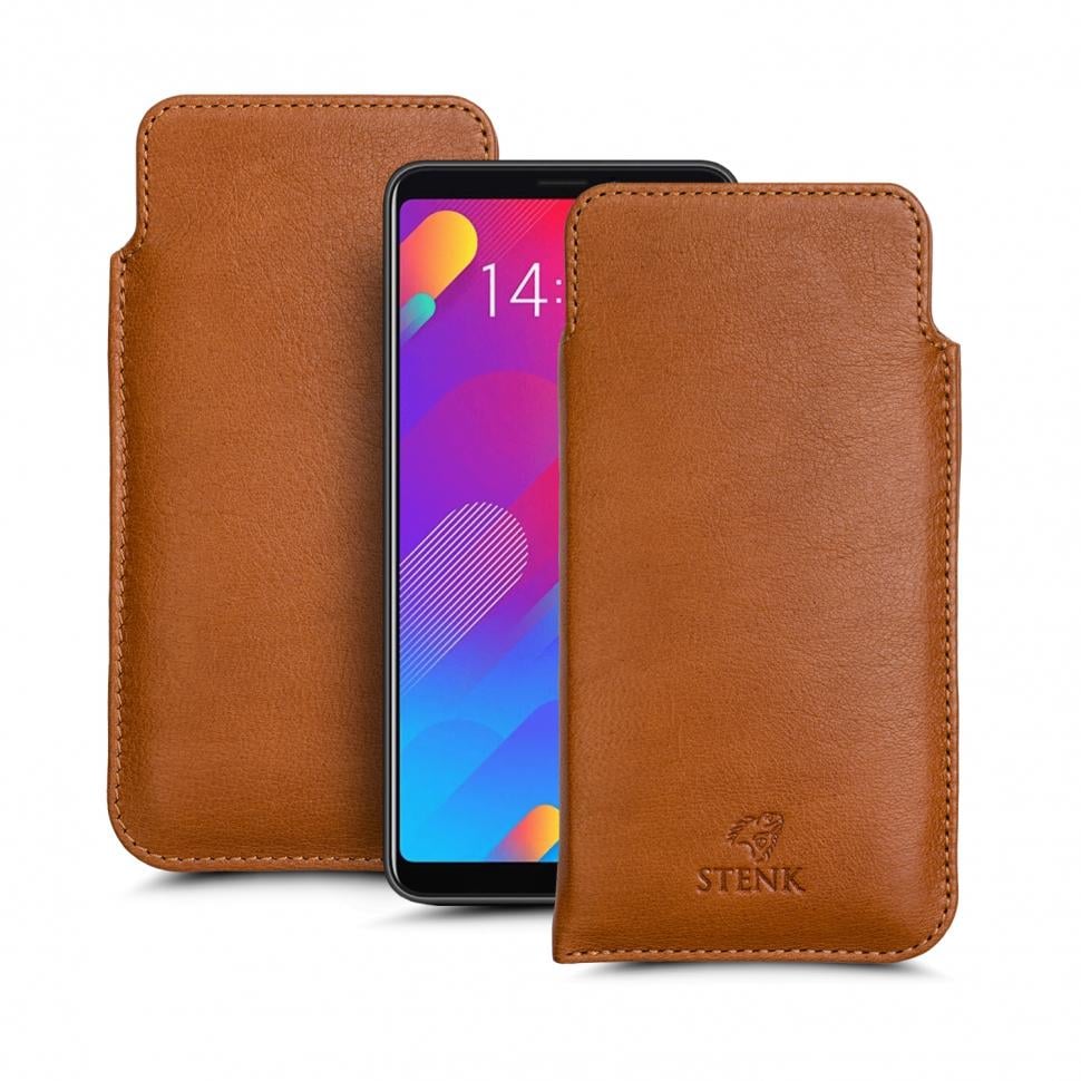 Футляр Stenk Elegance для Meizu M8 lite Коричневий (66027) Футляр Stenk Elegance для Meizu M8 lite Коричневий (66027)
