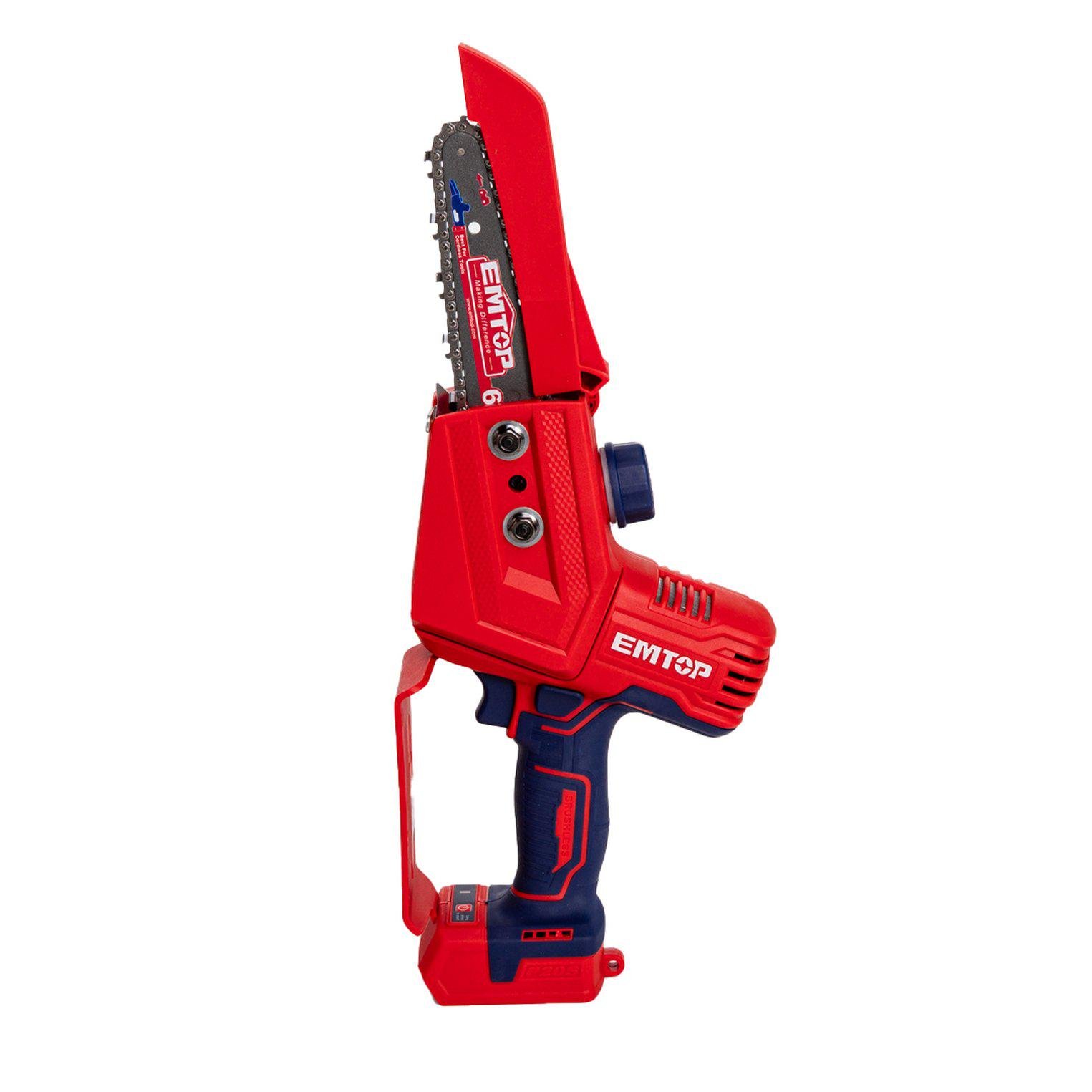 Мини-пила цепная аккумуляторная EMTOP ELGA2068 (без АКБ и ЗУ)