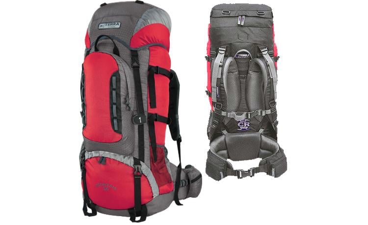 Рюкзак Terra Incognita Mountain 65 Красный (TI-00292)