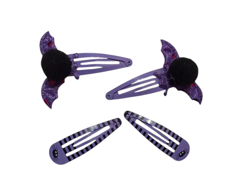 Заколки на Хелловін Кажани One size Фіолетово-чорний (703154) Заколки на Хелловін Кажани One size Фіолетово-чорний (703154)