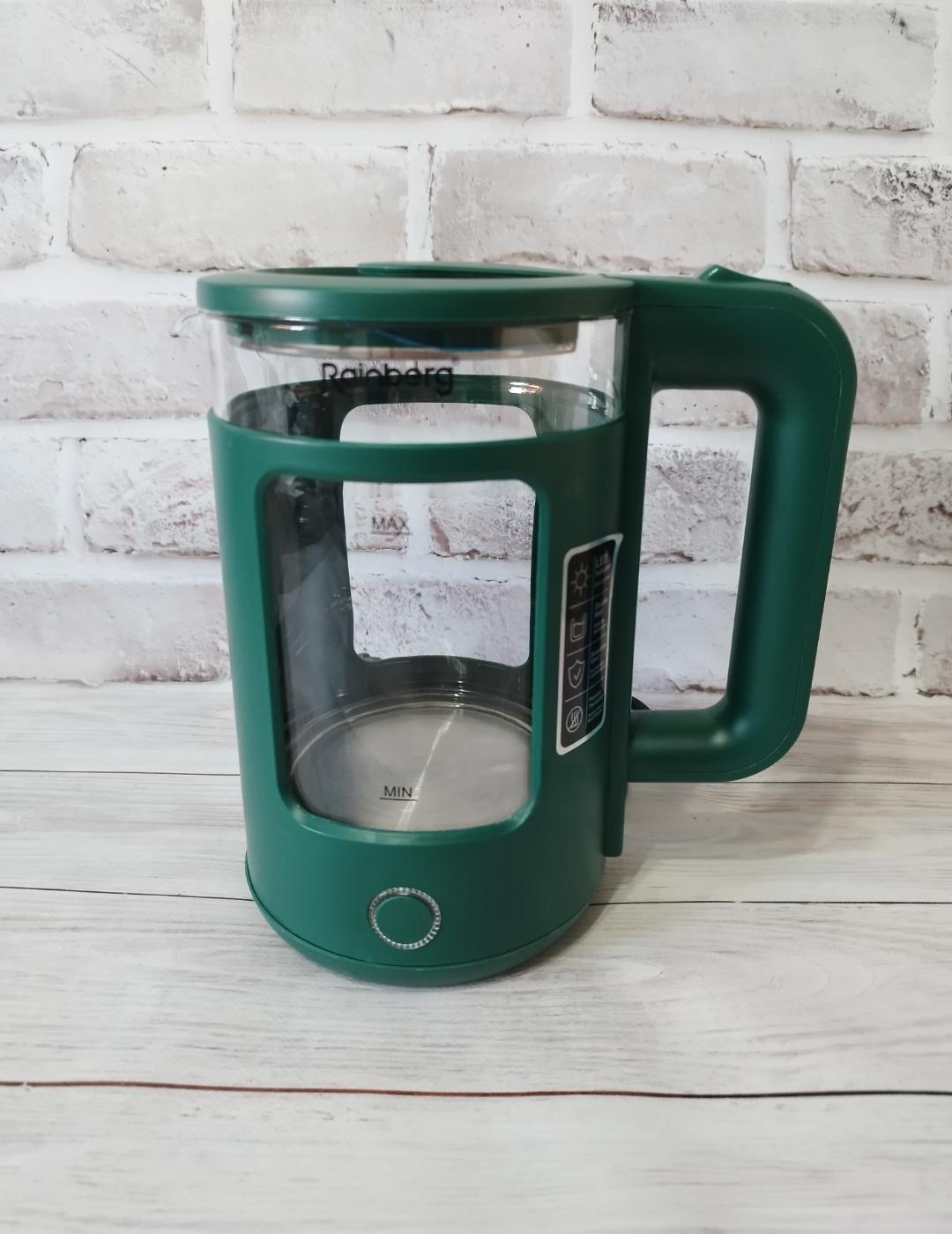 Электрочайник Rainberg RB-2220 стеклянный 2200W 2 л (14541646)