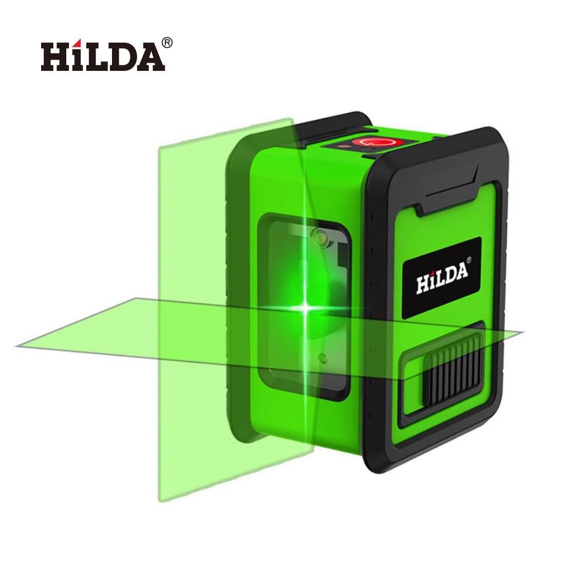 Лазерный уровень Hilda 2 зеленых луча (11583067) - фото 3