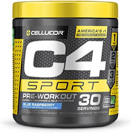 Предтренировочный комплекс Cellucor C4 Sport 270 г Blue Razz