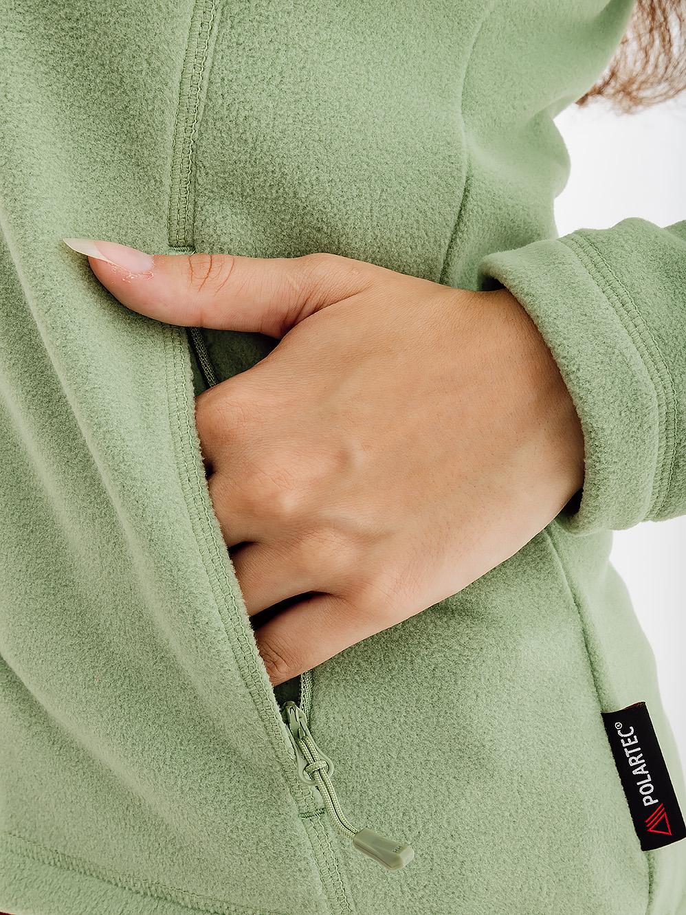 Кофта жіноча Helly Hansen W DAYBREAKER FLEECE JACKET S Зелений (7d51599-406 S) - фото 3