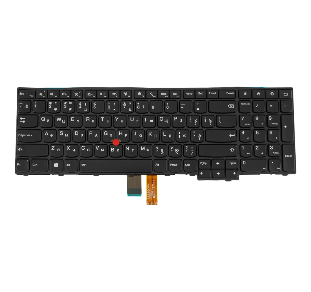 Клавіатура для ноутбука Lenovo ThinkPad W540 з підсвічуванням клавіш (77009)