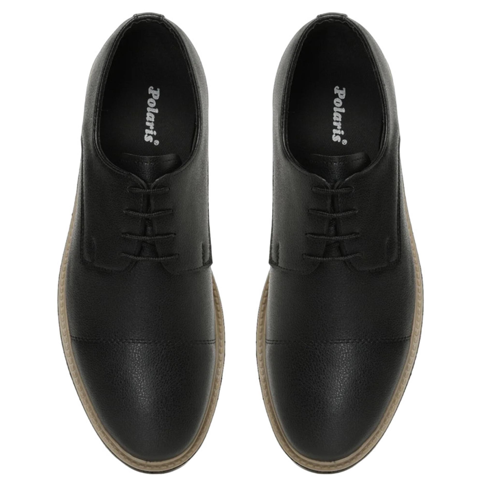 Туфли мужские осенние Polaris р. 40 Черный (40101-40) - фото 4 Туфли мужские осенние Polaris р. 40 Черный (40101-40) - фото 4