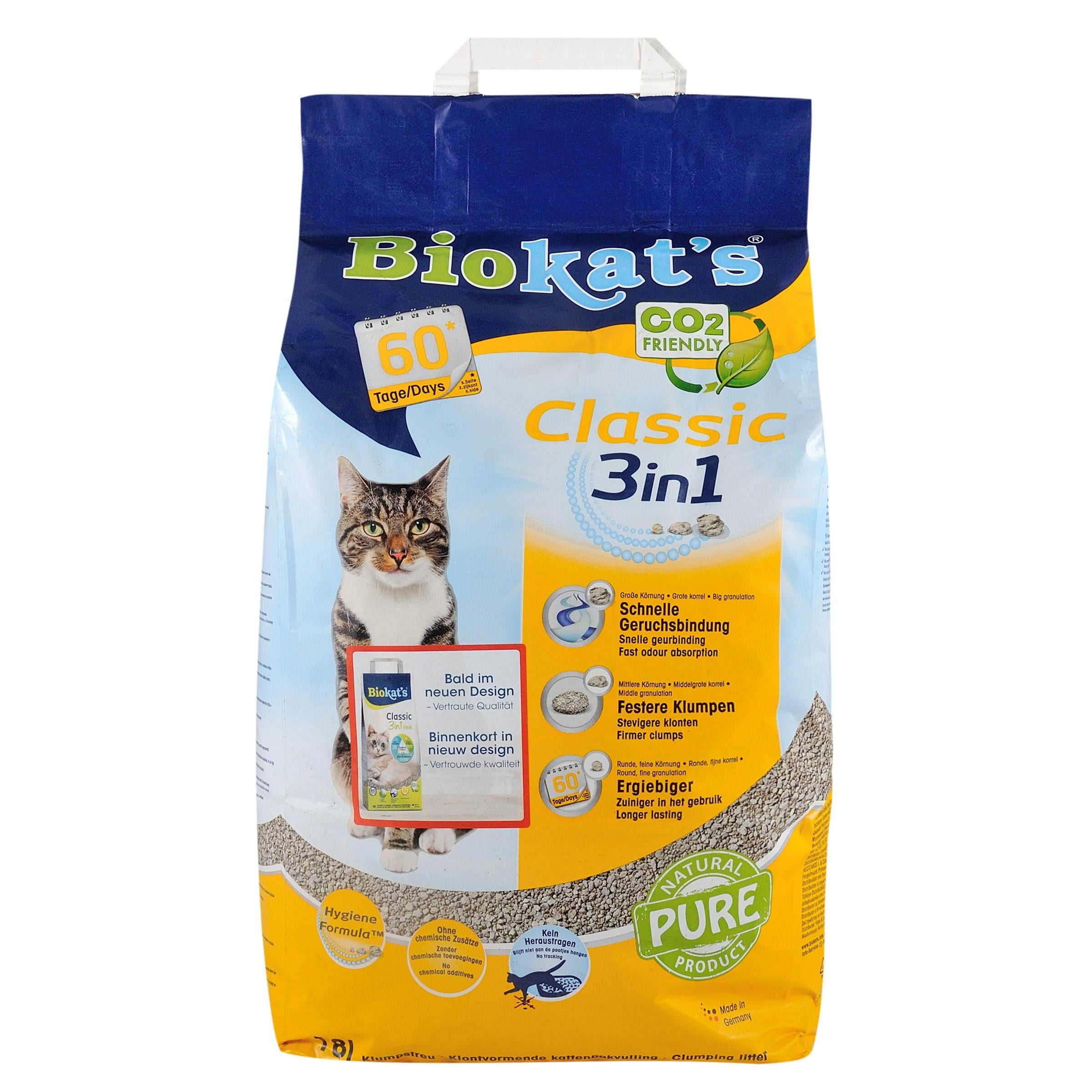 Наполнитель туалета для кошек Biokat's 3в1 18 л