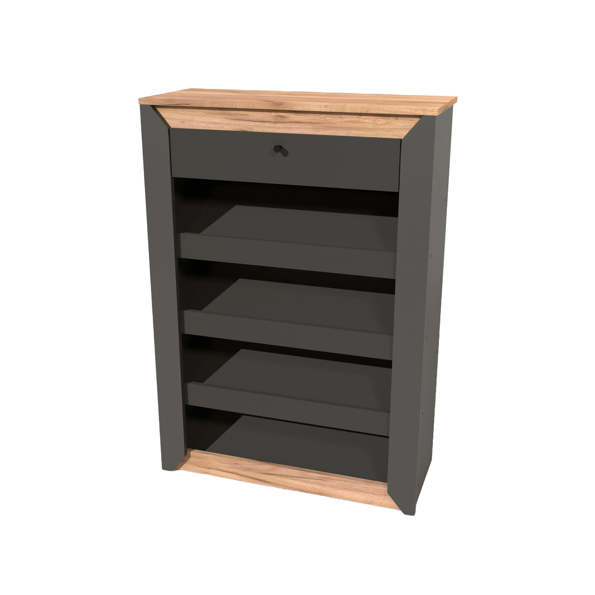 Тумба под обувь Everest Нордик 800 800х323х1128 мм Дуб крафт золотой/Графит (11179) Тумба под обувь Everest Нордик 800 800х323х1128 мм Дуб крафт золотой/Графит (11179)