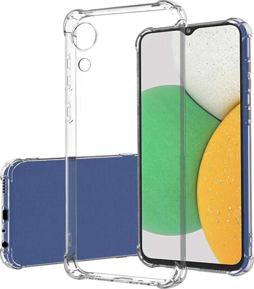 Прозрачный чехол UltraAir MultiCam Samsung Galaxy A03 Core A032 (усиленный углами) (29339)