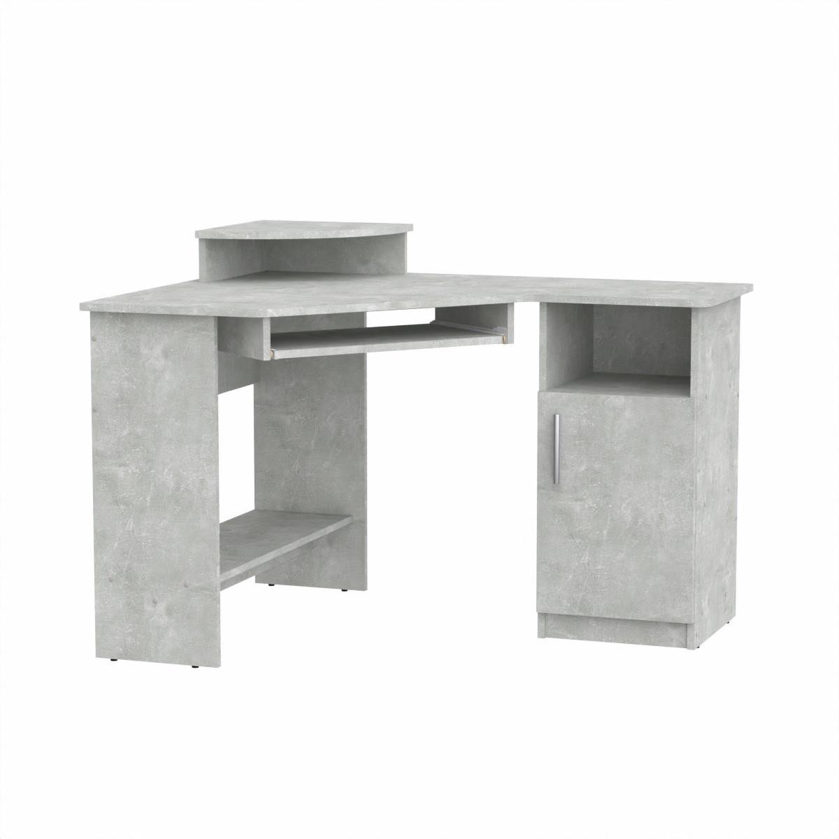 Стол компьютерный Компанит СУ-1 120х90х86,5 см Ателье светлый (26728840)