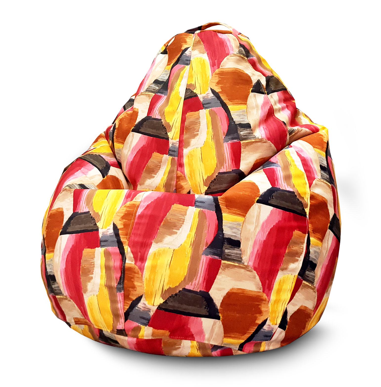 Крісло мішок iPuff Akasya 276 Флок XXL 90х125 см Крісло мішок iPuff Akasya 276 Флок XXL 90х125 см