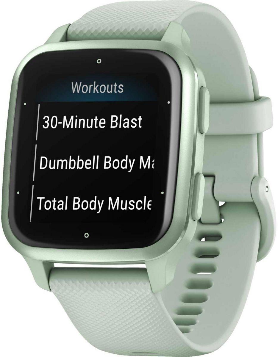 Смарт-часы Garmin Venu Sq 2 Metallic Mint Aluminium Bezel with Cool Mint Case and Silicone Band (010-02701-12)