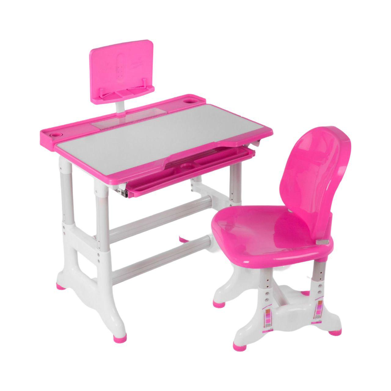 Парта со стульчиком J55701 Розовый (24416773) - фото 2 Парта со стульчиком J55701 Розовый (24416773) - фото 2