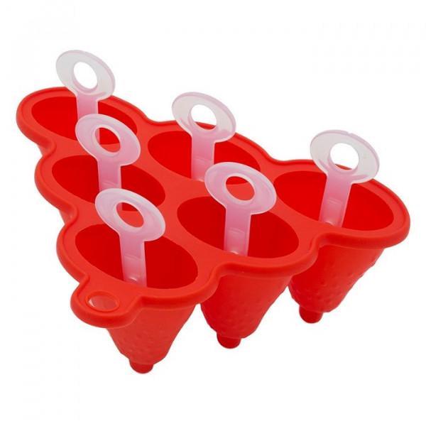 Форма силиконовая на 6 изделий Empire Мороженое 14x14x10 см (9812)