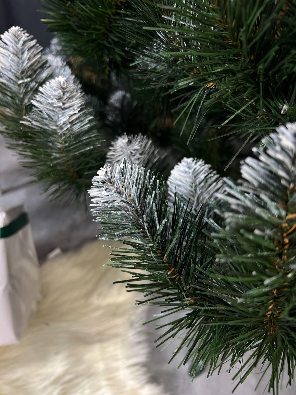 Искусственная елка Снежная королева с белыми кончиками 1,7 м Зеленый (YA678259) - фото 2 Искусственная елка Снежная королева с белыми кончиками 1,7 м Зеленый (YA678259) - фото 2