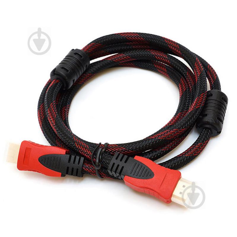 Кабель синхронізації Lesko HDMI-HDMI 3 м Black-red (1934-6248)